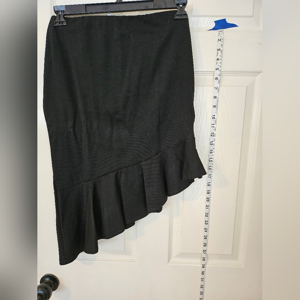 Charlotte Rouse Black Asymmetrical Skirt
